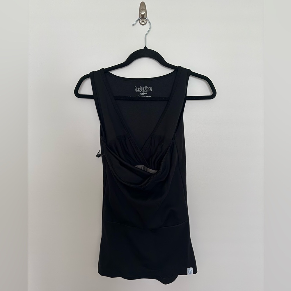 Lalabu Soothe Shirt Nursing / Carrier Top in Black - Size Medium